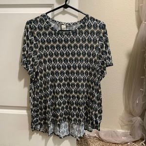Flowy short sleeve
